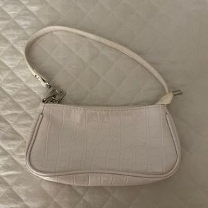 shein snake skin baguette bag